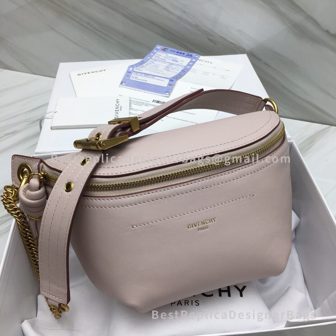 Givenchy Whip Bum Bag In Calfskin Leather Pink GHW 29932